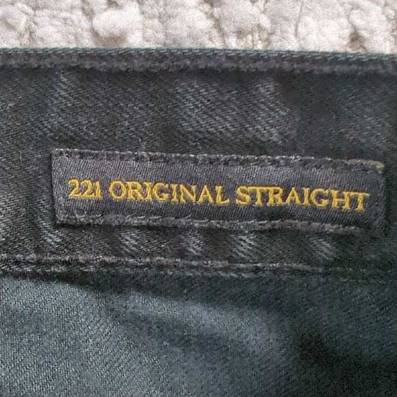 Lucky Brand 221 Original Straight Black Jeans Size 34x30 - Picture 6 of 10